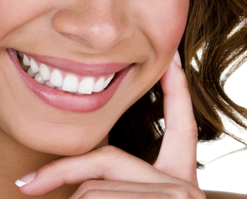 Woman Smiling White Teeth